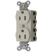 Bryant Hubbell Wiring Device-Kellems SNAPConnect Duplex Receptacle 15A/125V USA Light Almond (SNAP5262LANA)