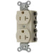 Bryant Hubbell Wiring Device-Kellems SNAPConnect Duplex Receptacle 20A/125V Tamper-Resistant Ivory (SNAP5362ITRA)