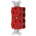 Bryant Hubbell Wiring Device-Kellems SNAPConnect Duplex Receptacle 20A/125V Tamper-Resistant Red (SNAP5362RTRA)