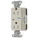 Bryant Hubbell Wiring Device-Kellems SNAPConnect SPD Receptacle 15A 125V Tamper-Resistant Light Almond (SNAP5262LAS)