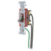 Bryant Hubbell Wiring Device-Kellems Switch Cat#1221GY With 8 Inch Leads (1221PWGY)