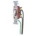 Bryant Hubbell Wiring Device-Kellems Switch Cat#1223W With 8 Inch Leads (1223PWW)