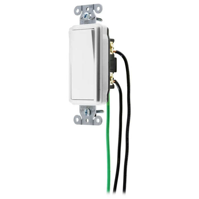 Bryant Hubbell Wiring Device-Kellems Switch Decorator 4-Way 20A 120/277V White (DSL420W)
