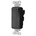 Bryant Hubbell Wiring Device-Kellems Switch SNAPConnect Decorator 3W 15A 120/277V Black North American (SNAP2103BKNA)
