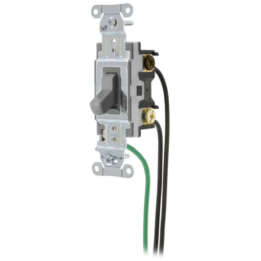Bryant Hubbell Wiring Device-Kellems Switch Spec Grade 4-Way 15A 120/277V Gray (CSL415GY)