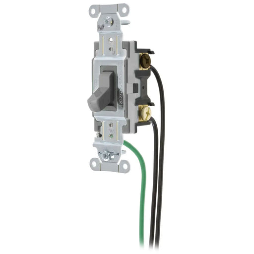 Bryant Hubbell Wiring Device-Kellems Switch Spec Grade 4-Way 20A 120/277V Gray (CSL420GY)