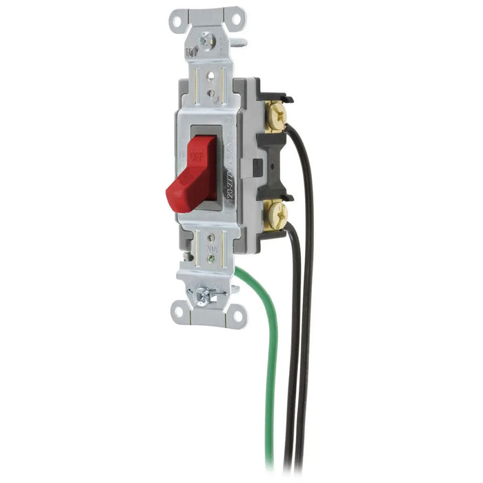Bryant Hubbell Wiring Device-Kellems Switch Spec Grade Double Pole 20A 120/277V Rd (CSL220R)