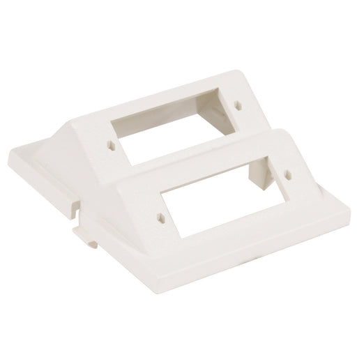 Bryant iStation Module Angled 2 SC Duplex Unloaded 2 Unit White (IM2SCA2W)