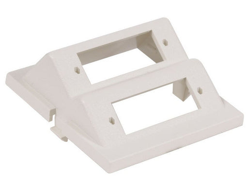 Bryant iStation Module Angled 2 SC Duplex Unloaded 2 Unit Office White (IM2SCA2OW)