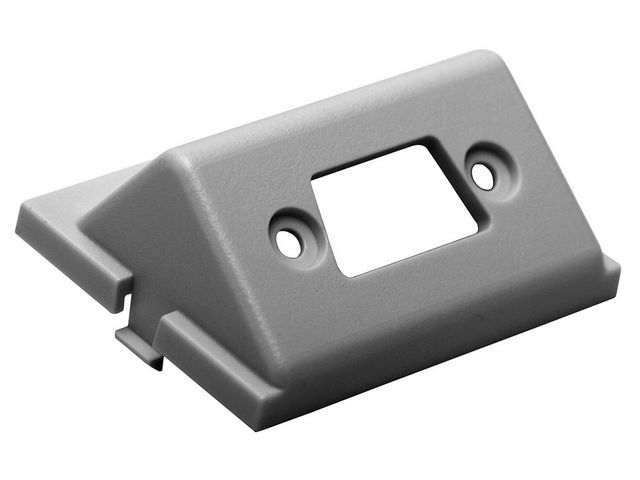 Bryant iStation Module Angled D-Sub Unloaded 1.5 Unit Gray (IMBDSA15GY)