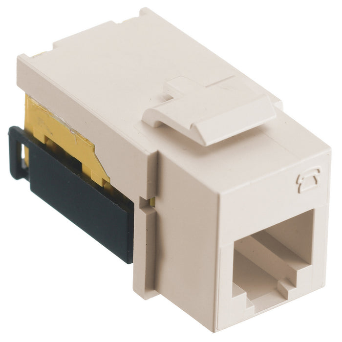Bryant NetSelect Jack 6 Position USOC Light Almond (NSJULA)