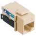 Bryant NetSelect Jack CAT5e 8 Position Universal A/B Ivory (NSJ5EI)