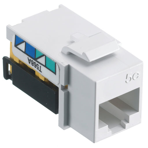 Bryant NetSelect Jack CAT5e 8 Position Universal A/B White (NSJ5EW)