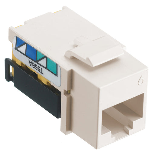 Bryant NetSelect Jack CAT6 8 Position Universal A/B Ivory (NSJ6I)