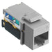 Bryant NetSelect Jack CAT6 8 Position Universal A/B Gray (NSJ6GY)