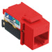 Bryant NetSelect Jack CAT6 8 Position Universal A/B Red (NSJ6R)