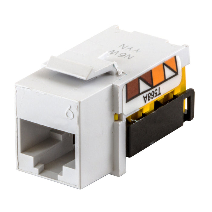 Bryant NetSelect Jack CAT6 8 Position Universal A/B White (NSJ6W)