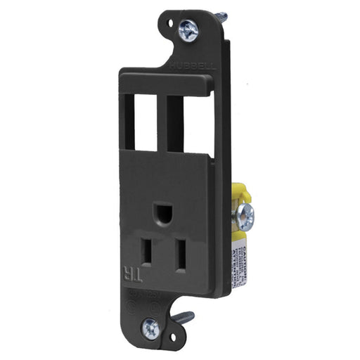 Bryant JLOAD 15A Receptacle Tamper-Resistant And 2 Ports Black (RJ65BKTR)