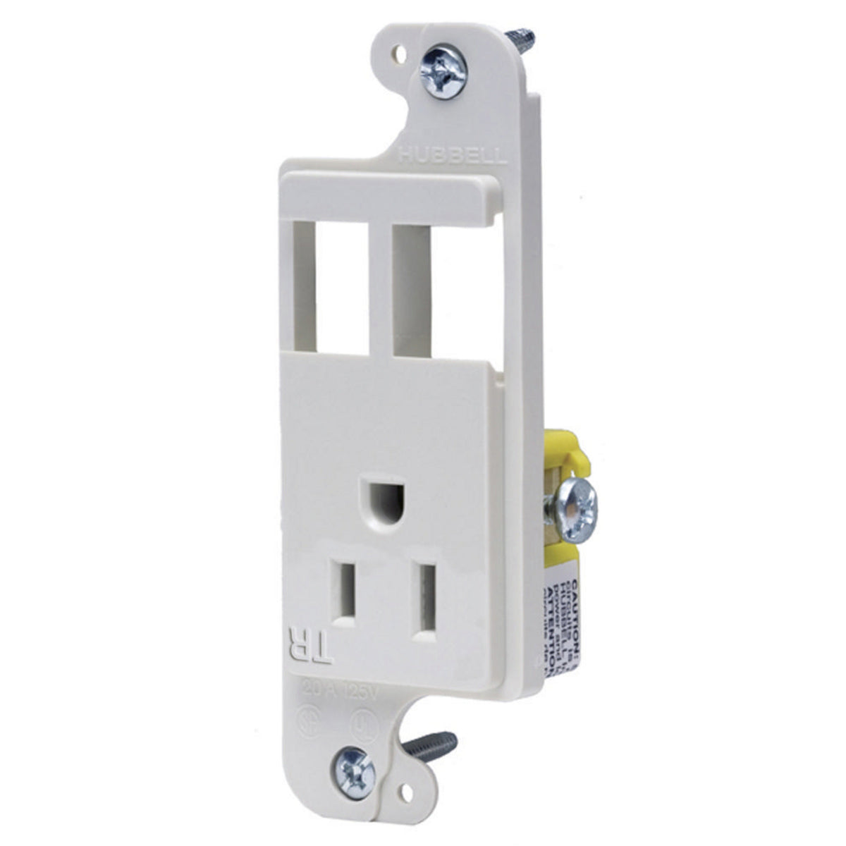 Bryant RJ65WTR JLOAD 15A Receptacle Tamper-Resistant And 2 Ports White ...