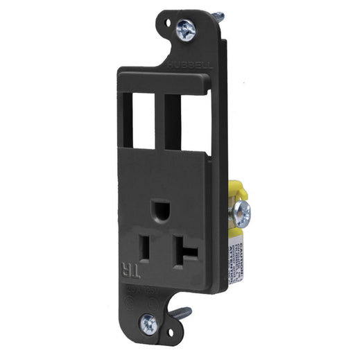 Bryant JLOAD 20A Receptacle Tamper-Resistant And 2 Ports Black (RJ62BKTR)