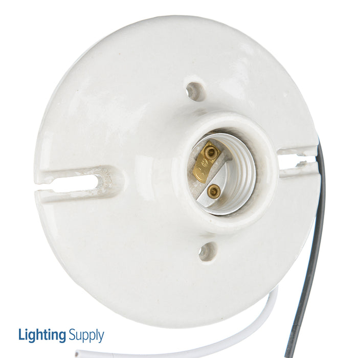 Bryant Lamp Holder 600W 250V Keyless 6 Inch Leads Non-Metallic (RL8806)