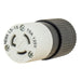 Bryant Locking Connector 15A 125V L5-15R Black And White (4732NC)