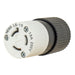 Bryant Locking Connector 15A 250V L6-15R Black And White (70615NC)