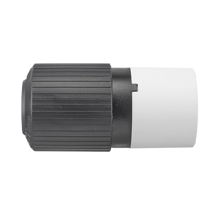 Bryant Locking Connector 15A 277V L7-15R Black And White (4779NC)
