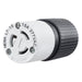 Bryant Locking Connector 15A 277V L7-15R Black And White (4779NC)