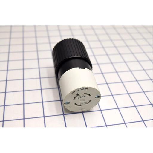 Bryant Locking Connector 20A 125/250V L14-20R Black And White (71420NC)