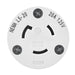 Bryant Locking Connector 20A 125V L5-20R Black And White (70520NC)