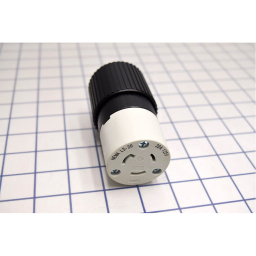 Bryant Locking Connector 20A 125V L5-20R Black And White (70520NC)