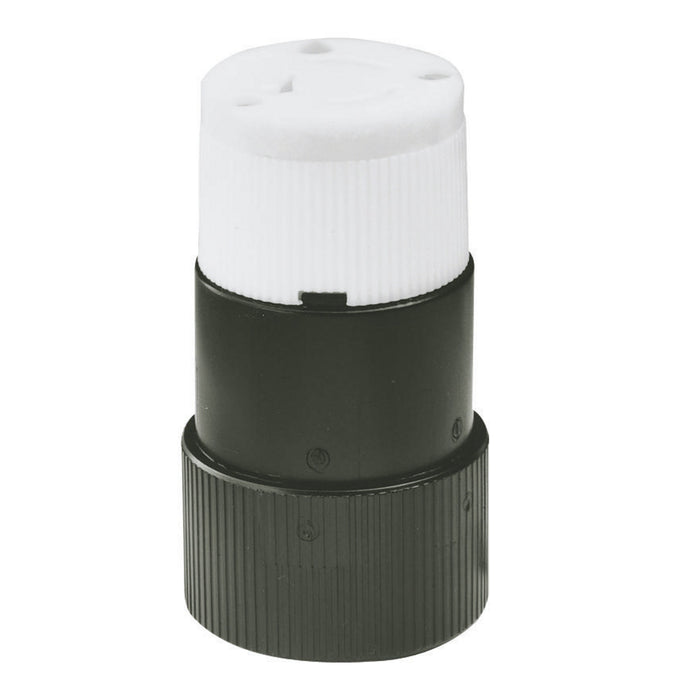 Bryant Locking Connector 20A 250V 2P3W Black (7314NB)