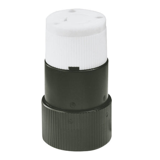 Bryant Locking Connector 20A 250V 2P3W Black And White (7314)