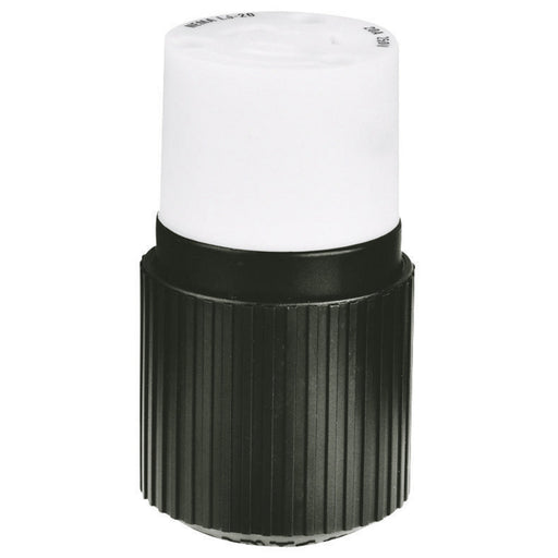 Bryant Locking Connector 20A 250V L6-20R Black And White (70620NC)