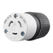 Bryant Locking Connector 20A 250V L6-20R Black And White (70620NC)