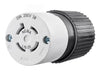 Bryant Locking Connector 20A 3PH 250V L15-20R Black And White NC (71520NCC)