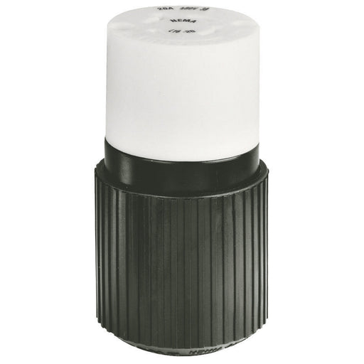 Bryant Locking Connector 20A 3PH 480V L16-20R Black And White (71620NC)