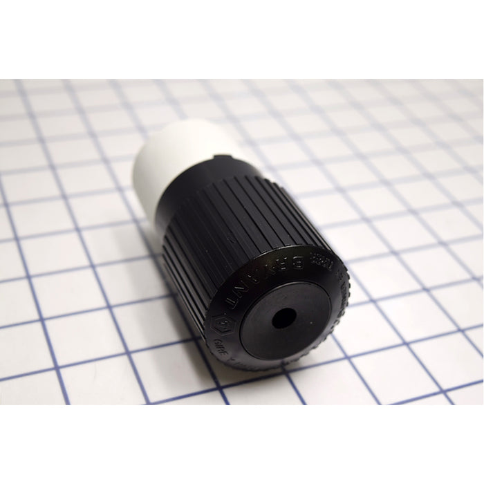 Bryant Locking Connector 20A 3PH 480V L16-20R Black And White (71620NC)