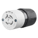 Bryant Locking Connector 20A 3PH 480V L16-20R Black And White (71620NC)