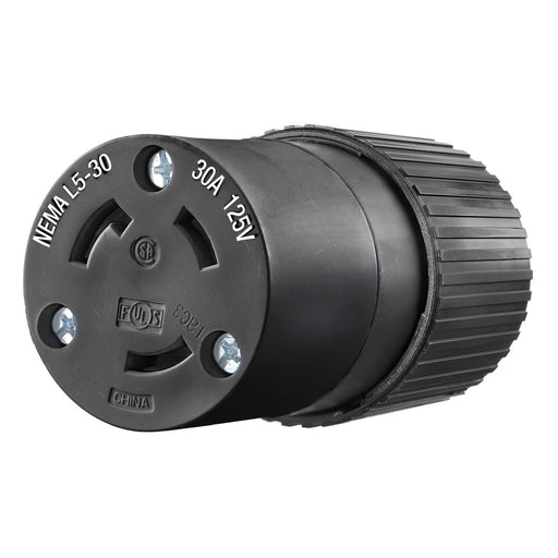 Bryant Locking Connector 30A 125V L5-30R Black (70530NCB)