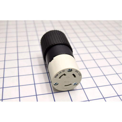 Bryant Locking Connector 30A 125V L5-30R Black And White (70530NC)