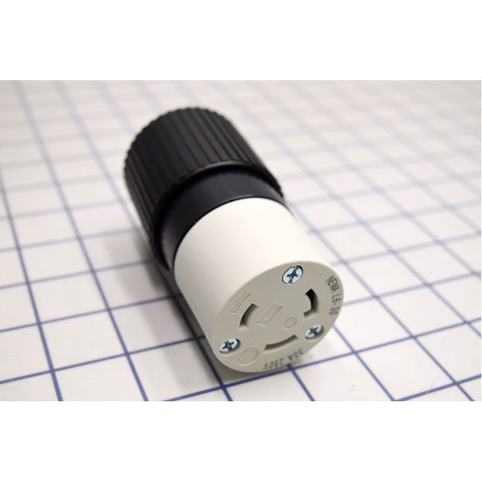 Bryant Locking Connector 30A 250V L6-30R Black And White (70630NC)