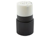 Bryant Locking Connector 30A 347/600V L23-30R Black And White (72330NC)
