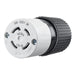 Bryant Locking Connector 30A 3PH 250V L15-30R Black And White (71530NC)