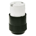 Bryant Locking Connector Midget 15A 125V ML-1R Black And White (7464N)