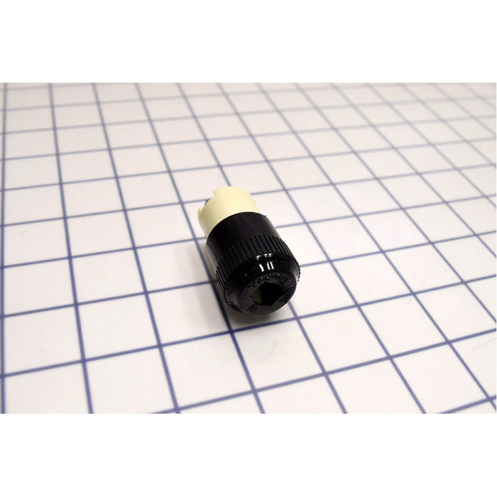 Bryant Locking Connector Midget 15A 125V ML-1R Black And White (7464N)