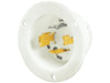 Bryant Locking Flanged Inlet 30A 277/480V L19-30P White (71930MB)