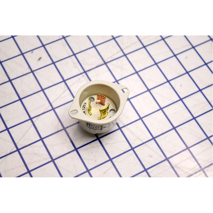 Bryant Locking Flanged Inlet 3P3W 15A125/10A250V (7556MB)