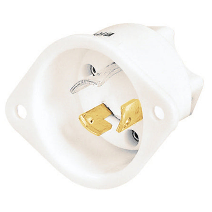 Bryant Locking Flanged Inlet 3P3W 15A125/10A250V (7556MB)